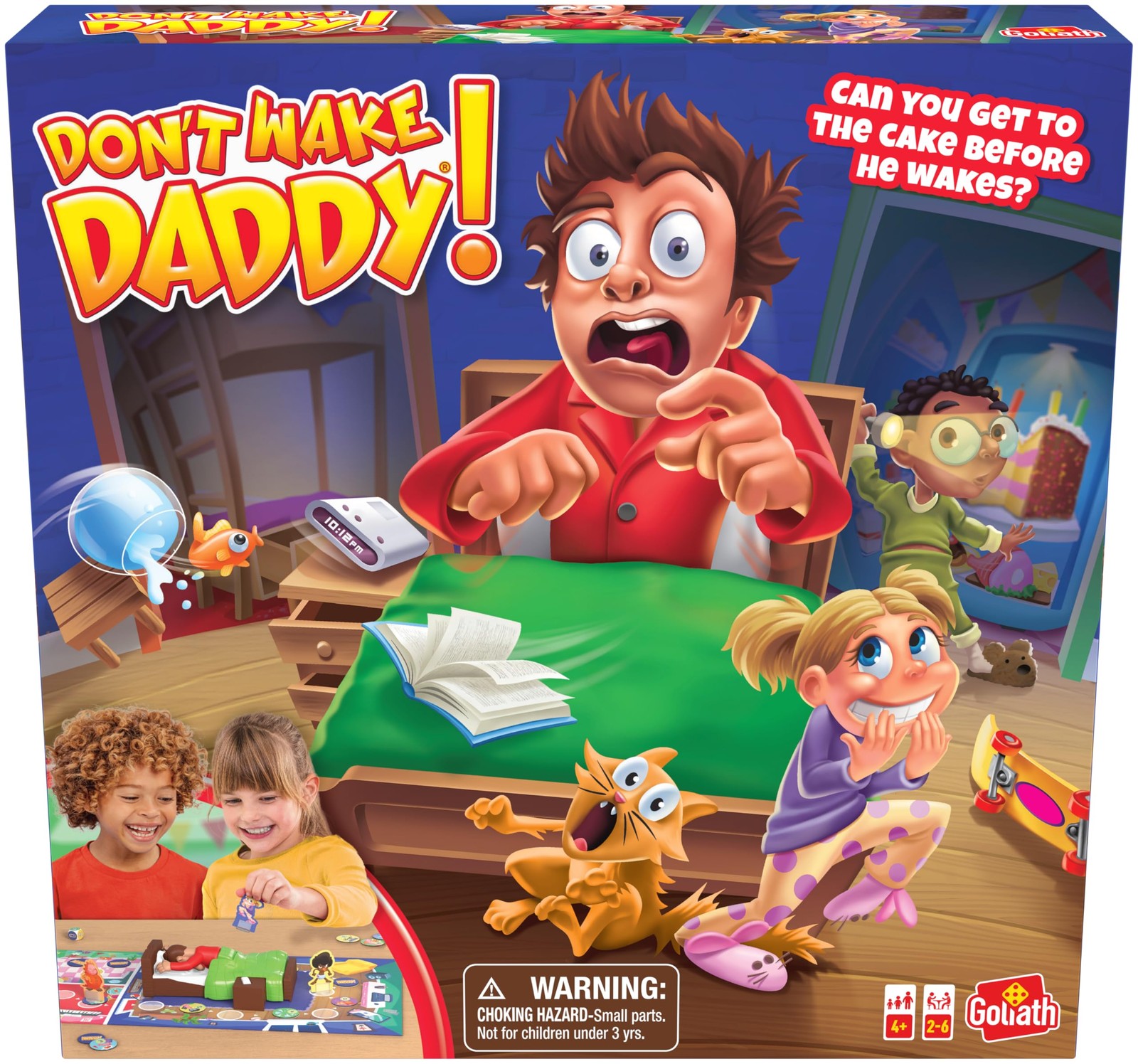 Dont Wake Daddy Board Game Surprise Action Game for Kids 2-6 Players Age 4+