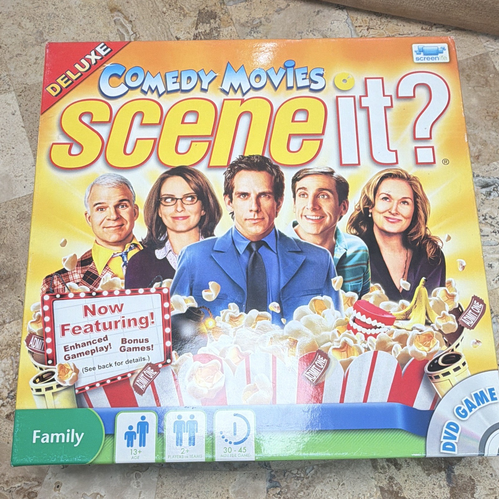 Screenlife Scene It? Comedy Movies Deluxe DVD Game, Movie & TV, 2+ Players