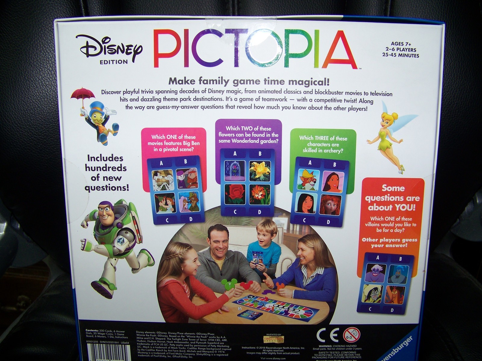 Pictopia Disney Edition The Ultimate Picture Trivia Family Game Ravensburger New