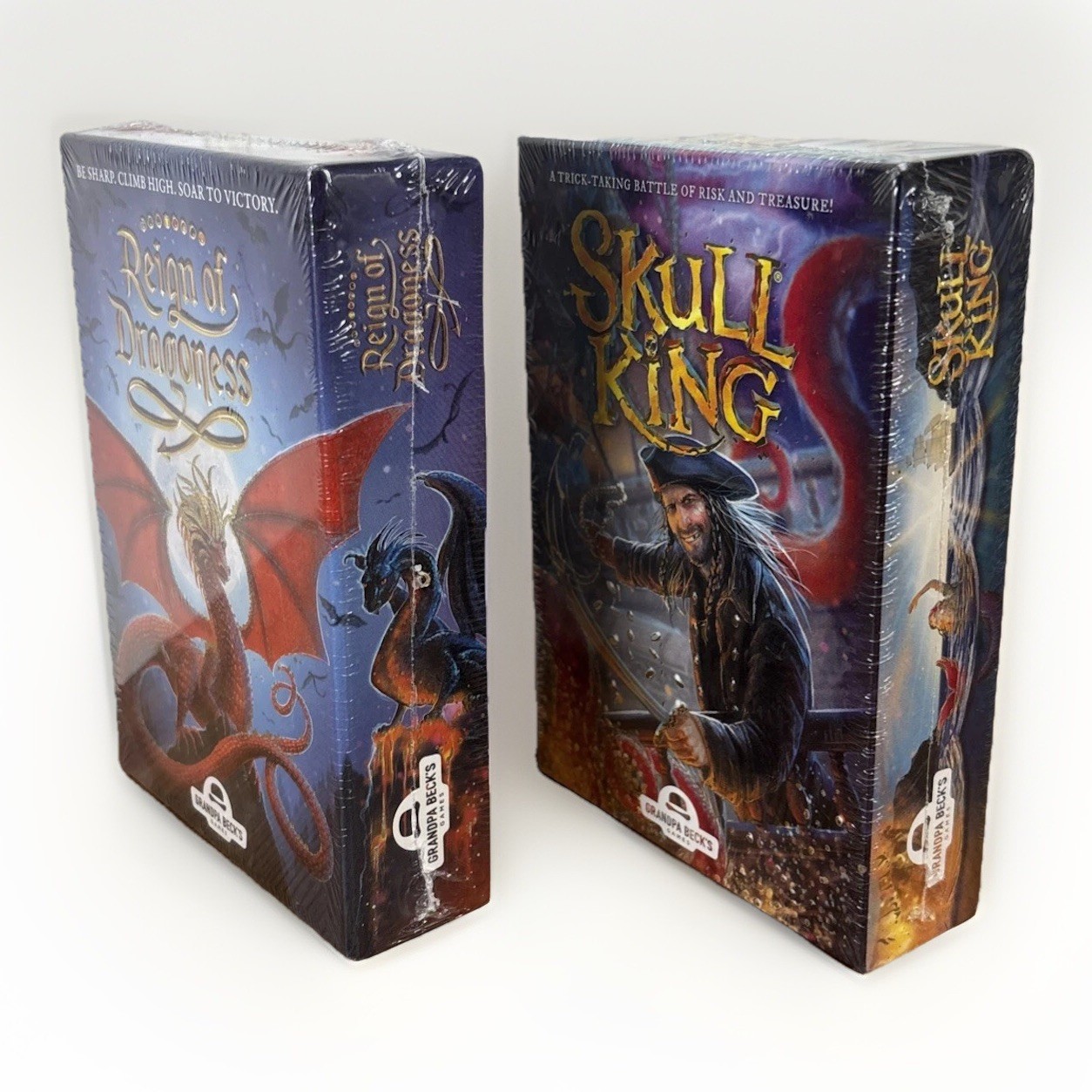 Grandpa Beck’s Games Skull King & Reign Of Dragoness Cards New
