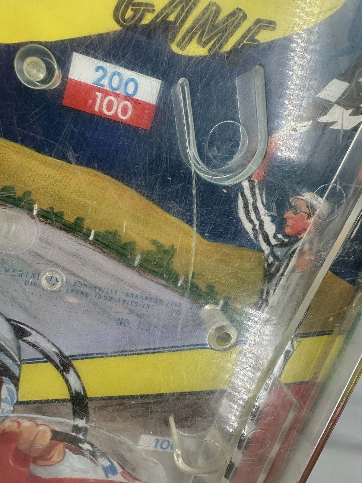 500 Mile Speedway Game Wolverine Toy 153 Pinball Game