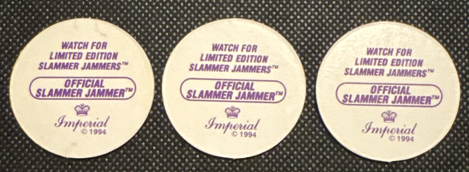 Official Slammer Jammer Bob-Squad #127 #130 #134 Imperial 1994 Limited Edition