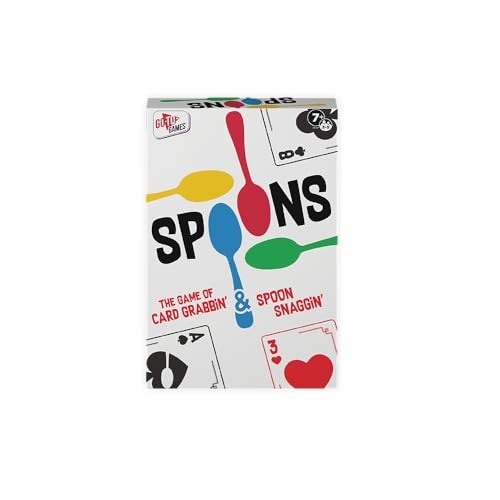 Spoons Card Game Multi Player for Kids Ages 7