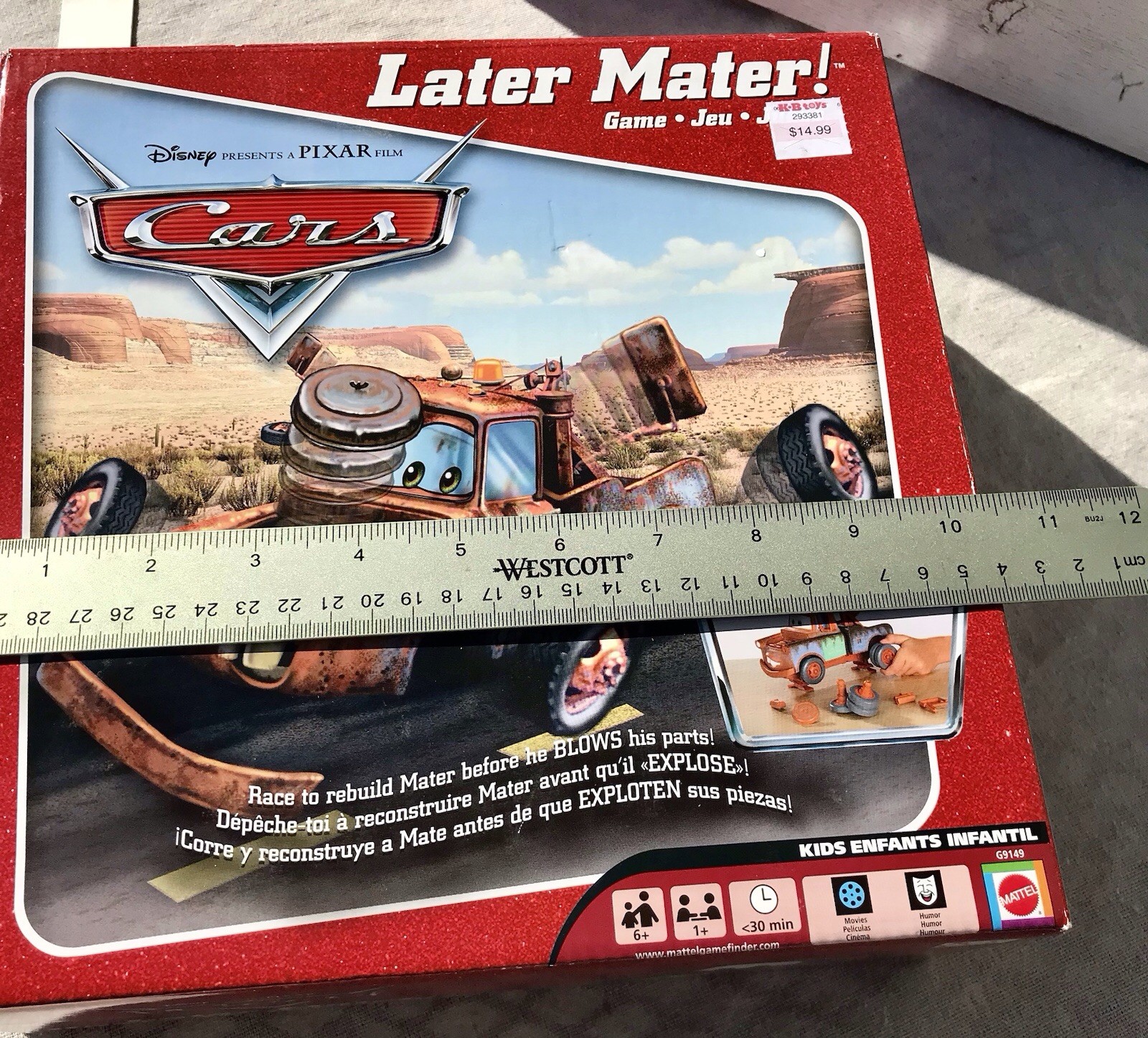 Vtg Y2K HTF Disney Pixar Cars Movie Later Mater Truck Game Mattel Kids Building
