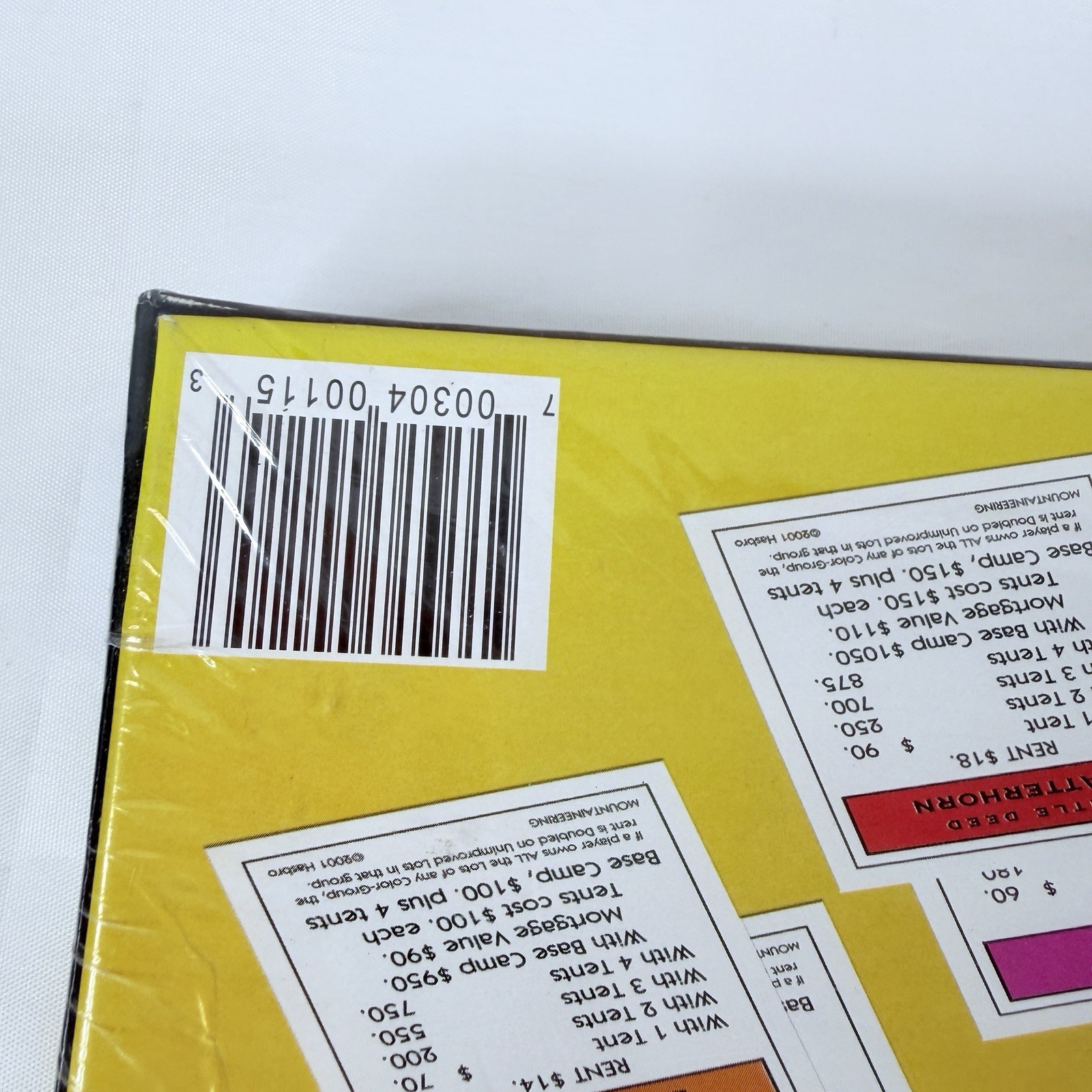 Monopoly National Geographic Mountaineering Edition 2001 New Sealed