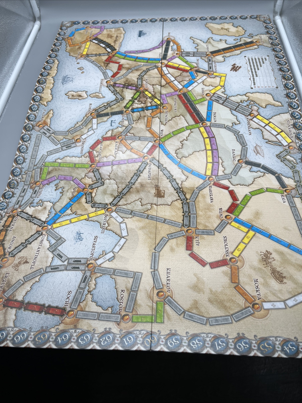 Ticket to Ride Europe Board Game by Days of Wonder Never Used
