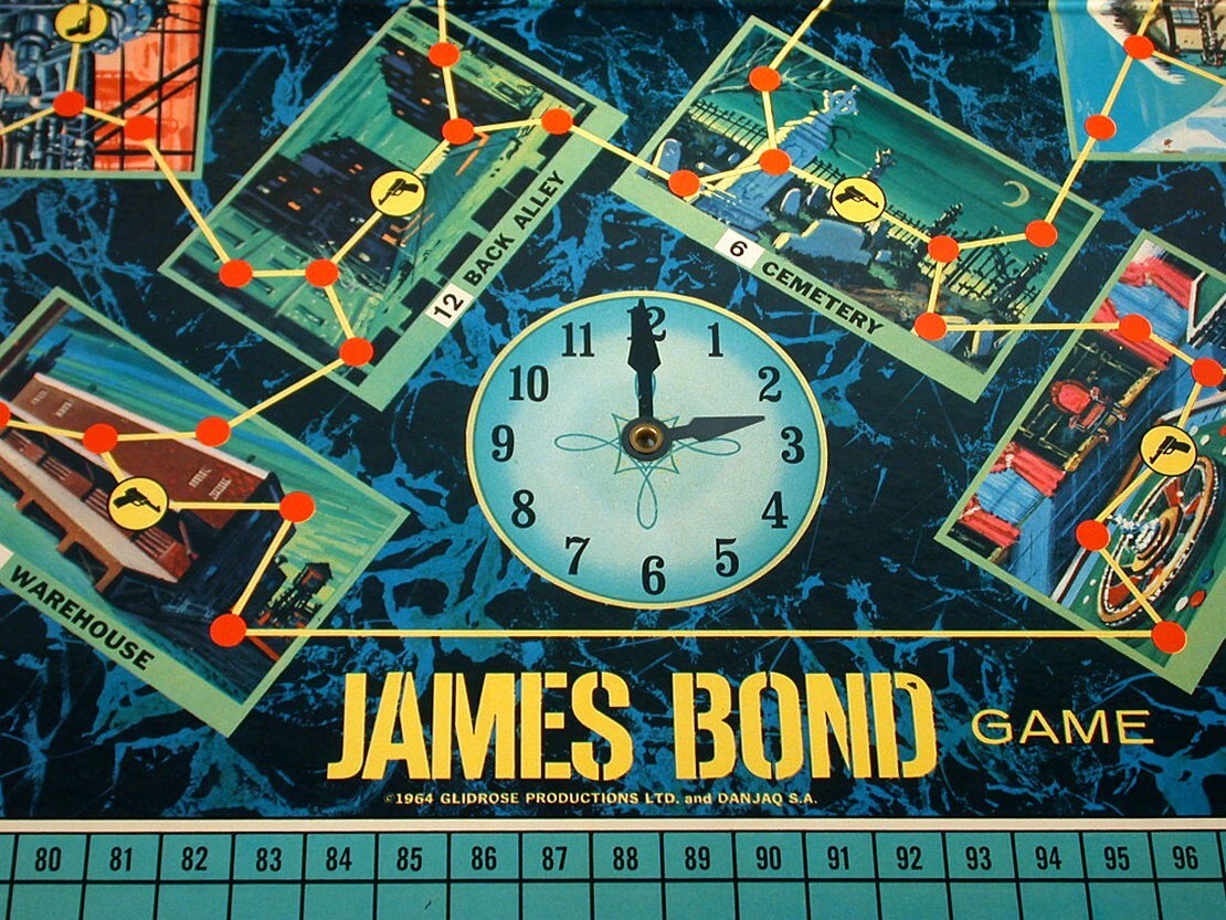 1964 James Bond Secret Agent 007 Game Sean Connery Milton Bradley Complete