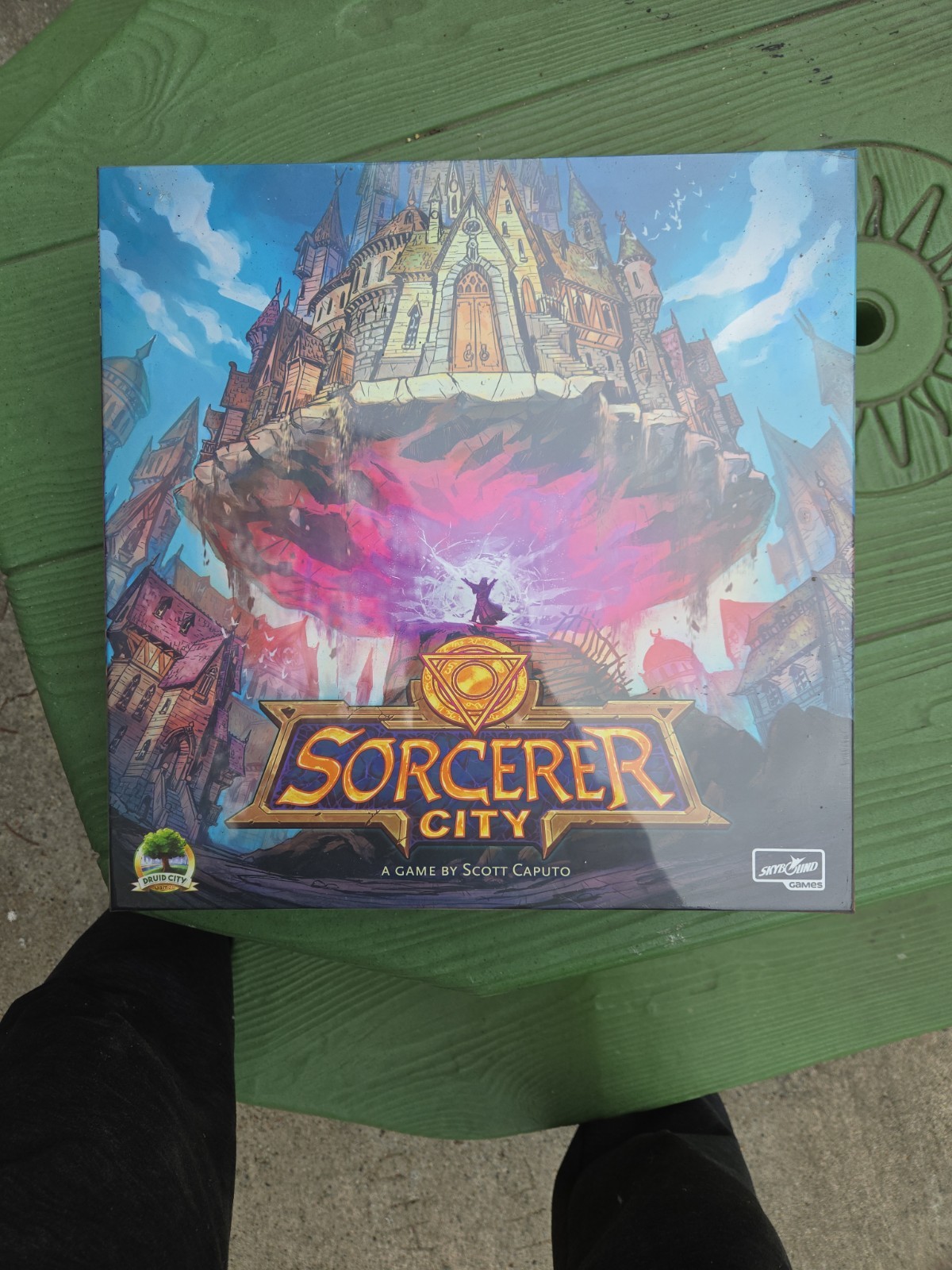 Sorcerer City Board Game Tile Laying Game Scott Caputo Druid City Games Sealed