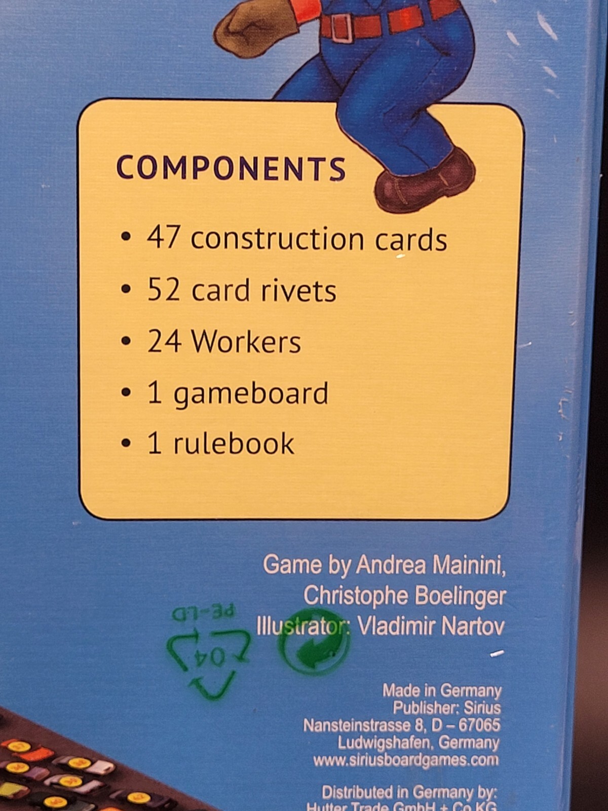Skyscrapers Boardgame Sirius Strategy Construction Family Play Building