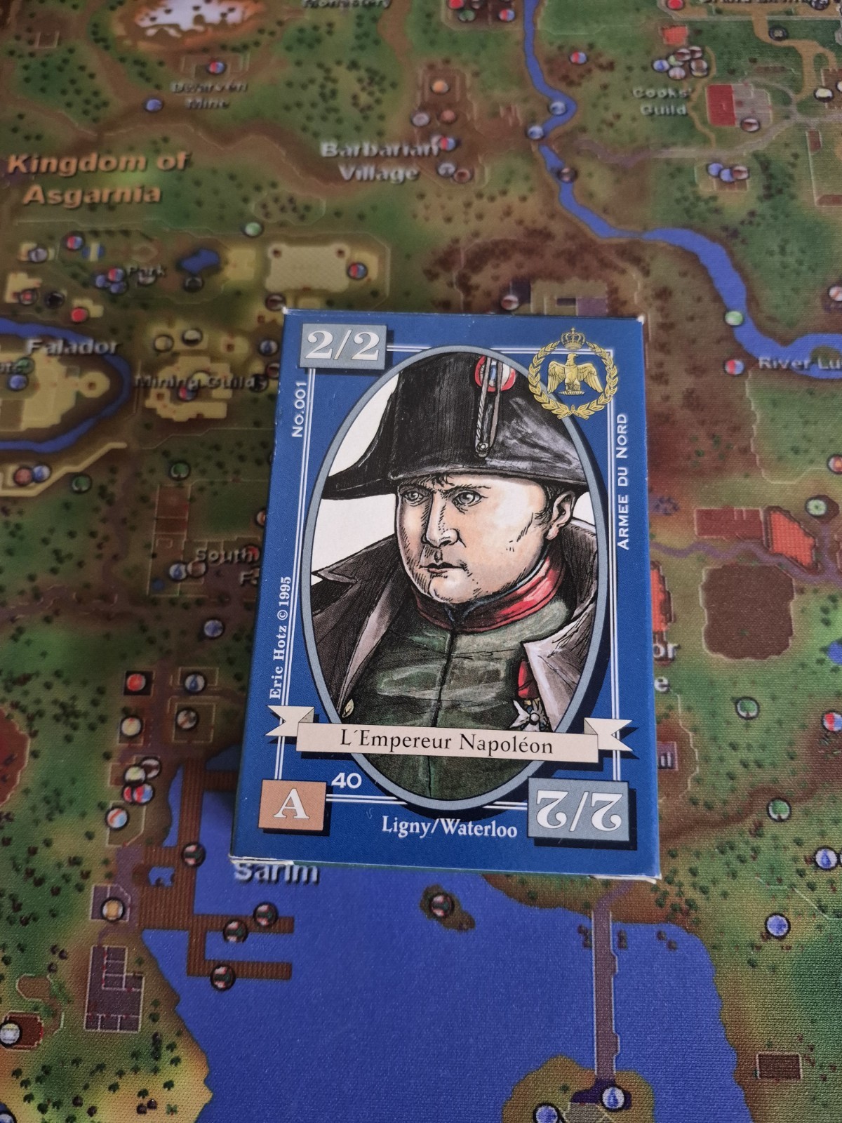 EAGLES WATERLOO 1815 THE NAPOLEONIC TRADING CARD GAME COLUMBIA GAMES 3801 USA !
