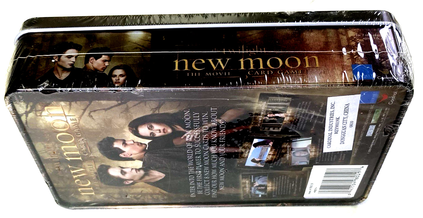Twilight The Movie Card Game, 2 to 4 Players,Age 13 +, Family, Tin,New,Free Ship