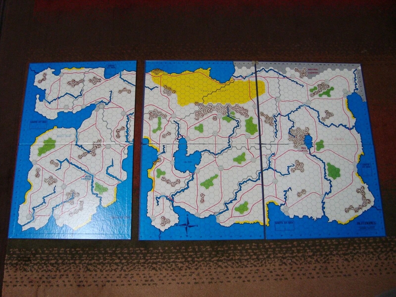 1965 Blitzkrieg Lightning Warfare Game The Avalon Hill Company Partially Punched