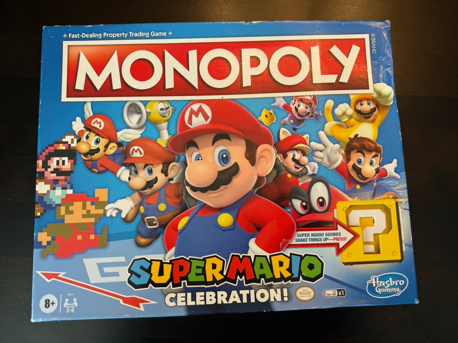 Hasbro Monopoly Super Mario Celebration Edition Board Game New in Open Box