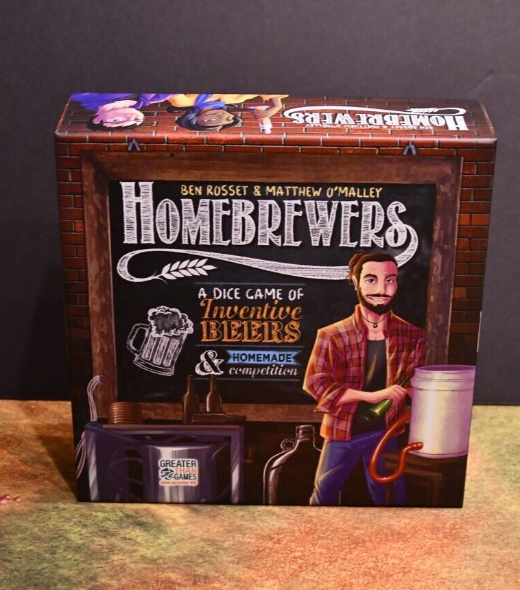 Homebrewers Board Game + Mini Expansion – Greater Than Games – VG