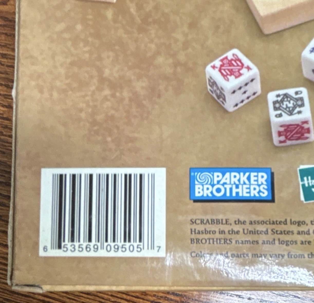 Parker Brothers Hasbro Scrabble Yahtzee Plus 6 Classic Games Solid Wood Cabinet