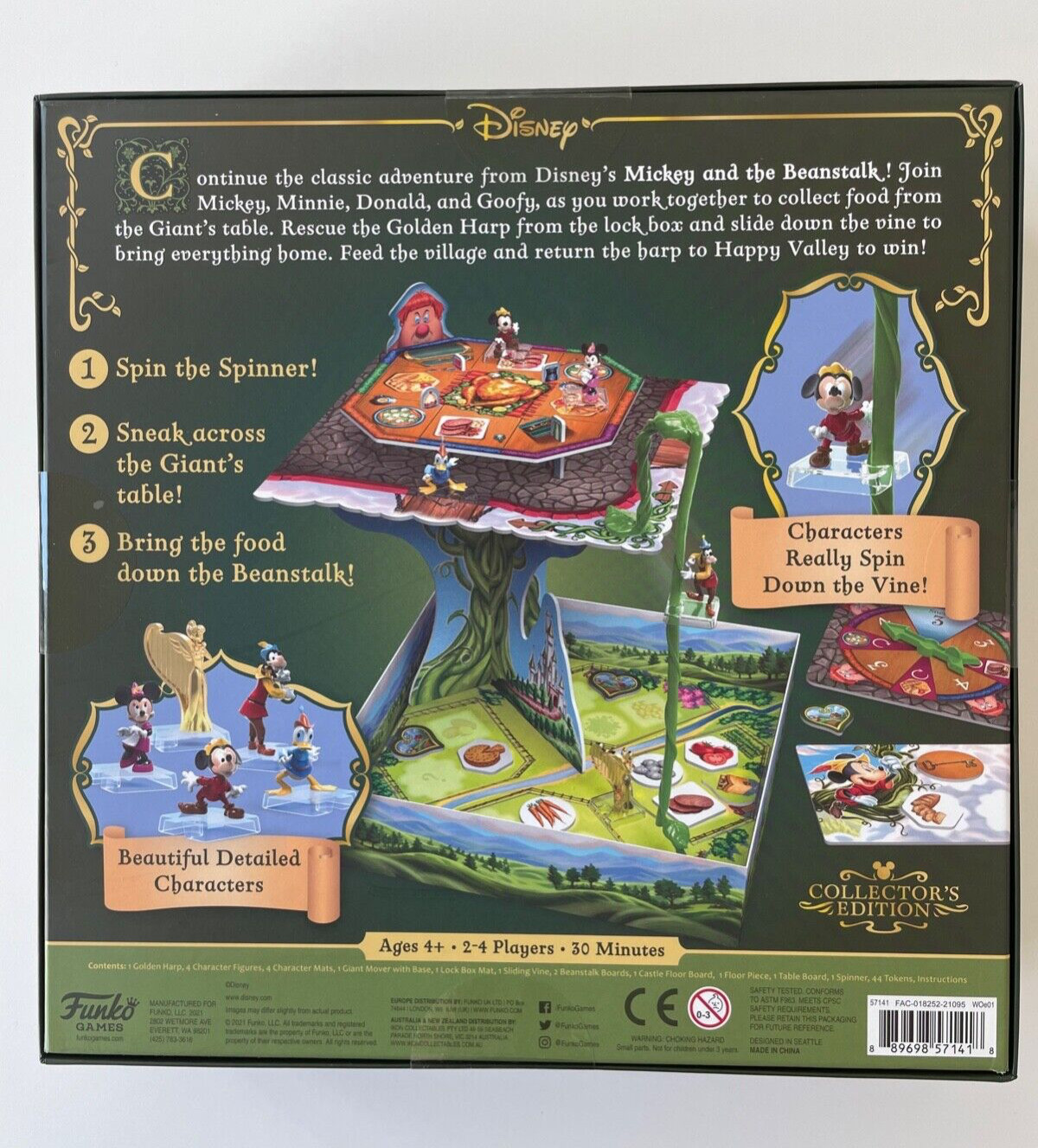 Disney Mickey and The Beanstalk Game Collector’s Edition Boardgame NEW