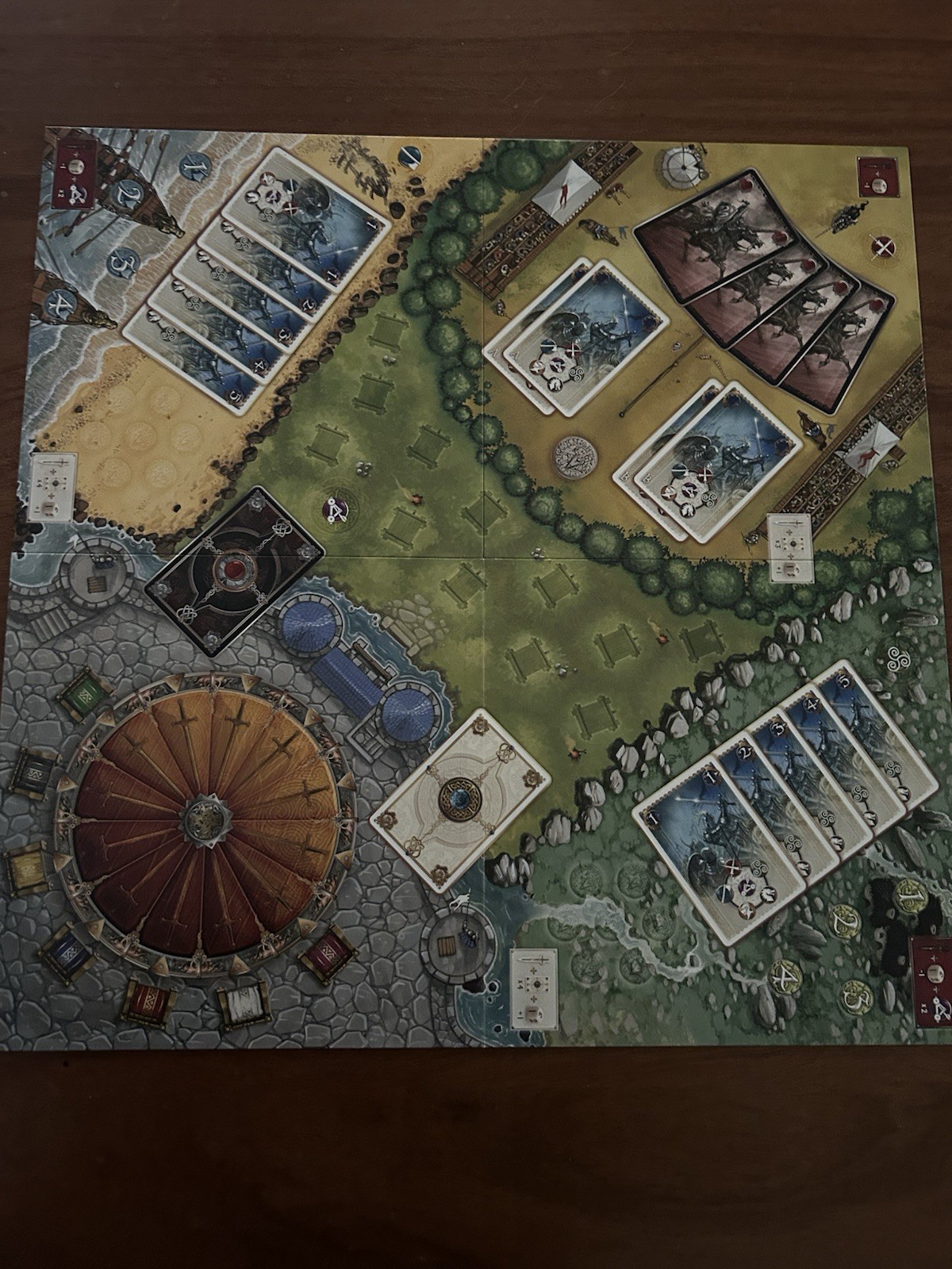 Days of Wonder Shadows Over Camelot Board Game Missing Siege Engines, Box Damage