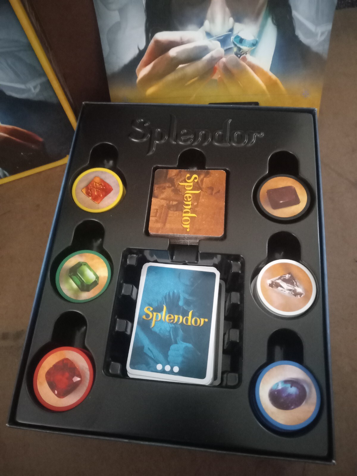 Splendor by Marc Andre Strategy Board Game from Asmodee Complete