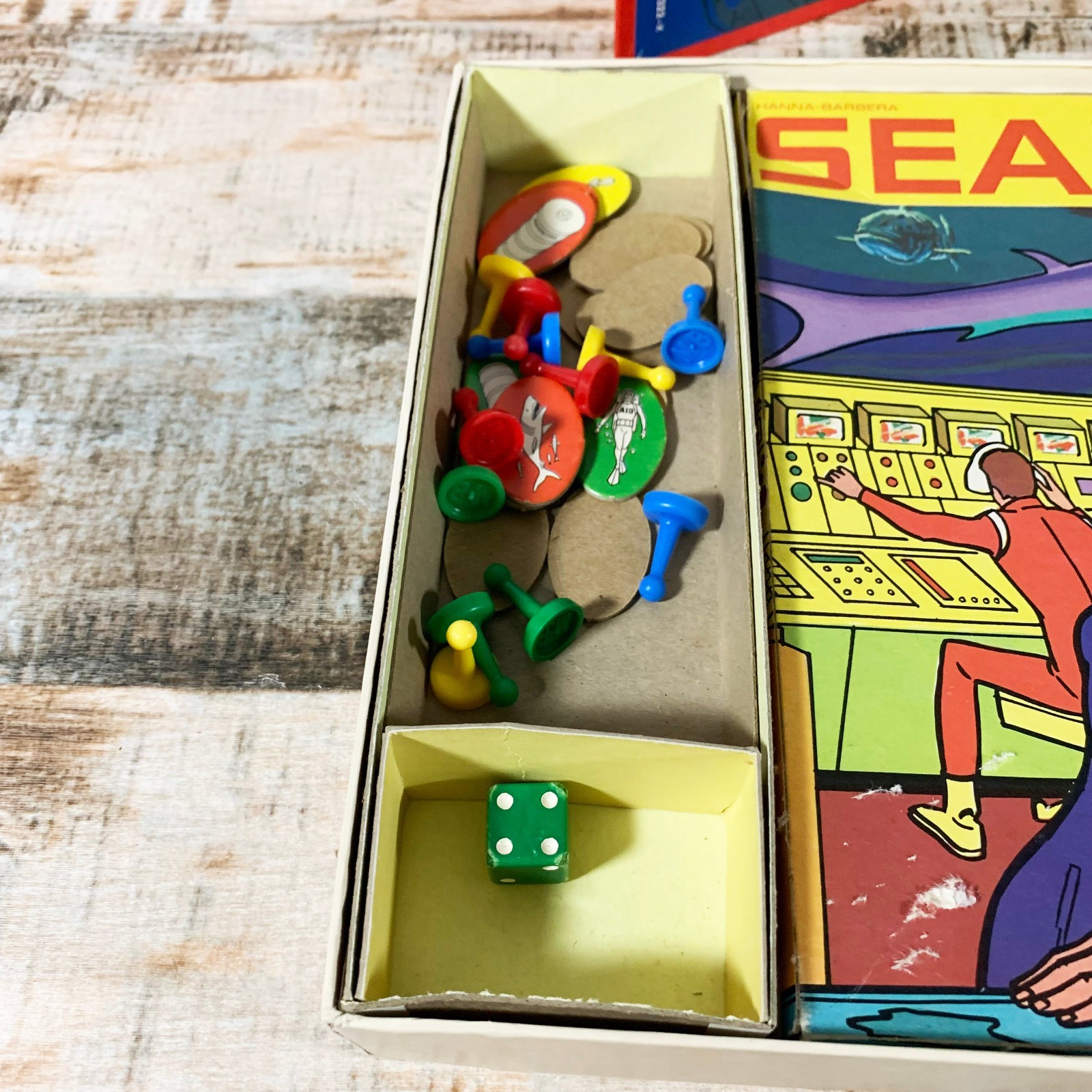 SEALAB 2020 Board Game – 100% Complete – 1973 Milton Bradley, Hanna-Barbera