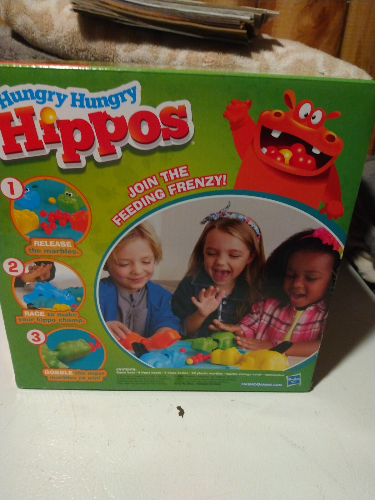 Hasbro Hungry Hungry Hippos Game One Size Multi 2017 Sealed New Sealed 2017