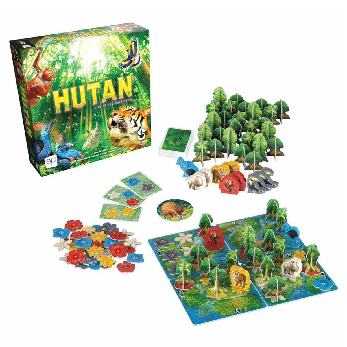 Hutan – Life in the Rainforest Board Game by The Op Games – New