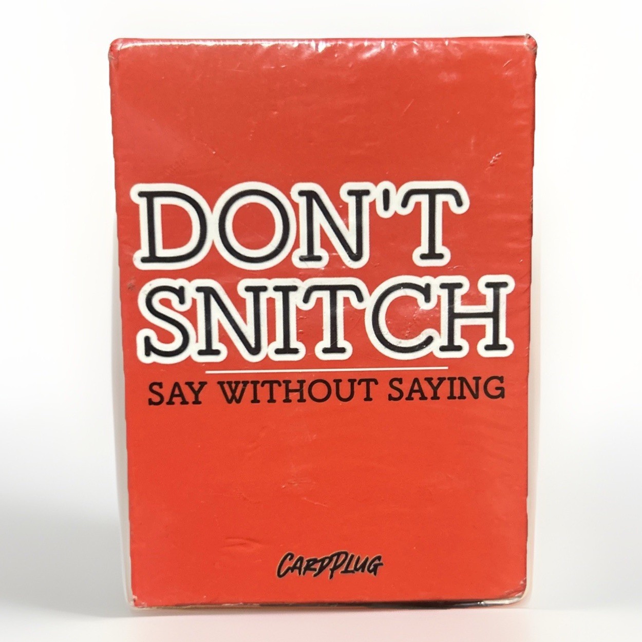 Card Plug Don’t Snitch Urban Word Challenge Game – Family Party – New Sealed