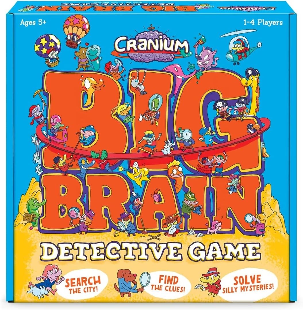 Cranium Big Brain Board Game 300 Mysteries Fun For 1 To 4 Players Ages 5+