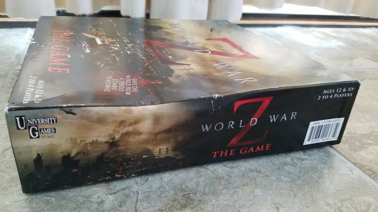 World War Z The Game Zombie Apocalypse Movie Board Game University Games NEW