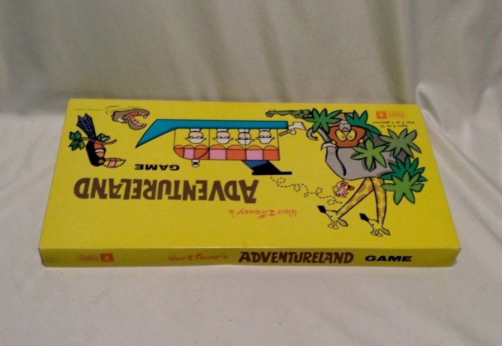 Adventureland Board Game 1950’s Toucan Cruise Disney Parker Brothers Unpunched