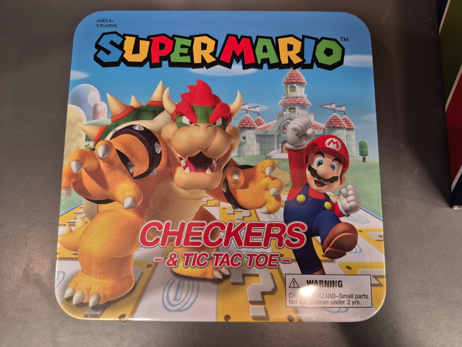 Super Mario Checkers & Tic-Tac-Toe New Sealed