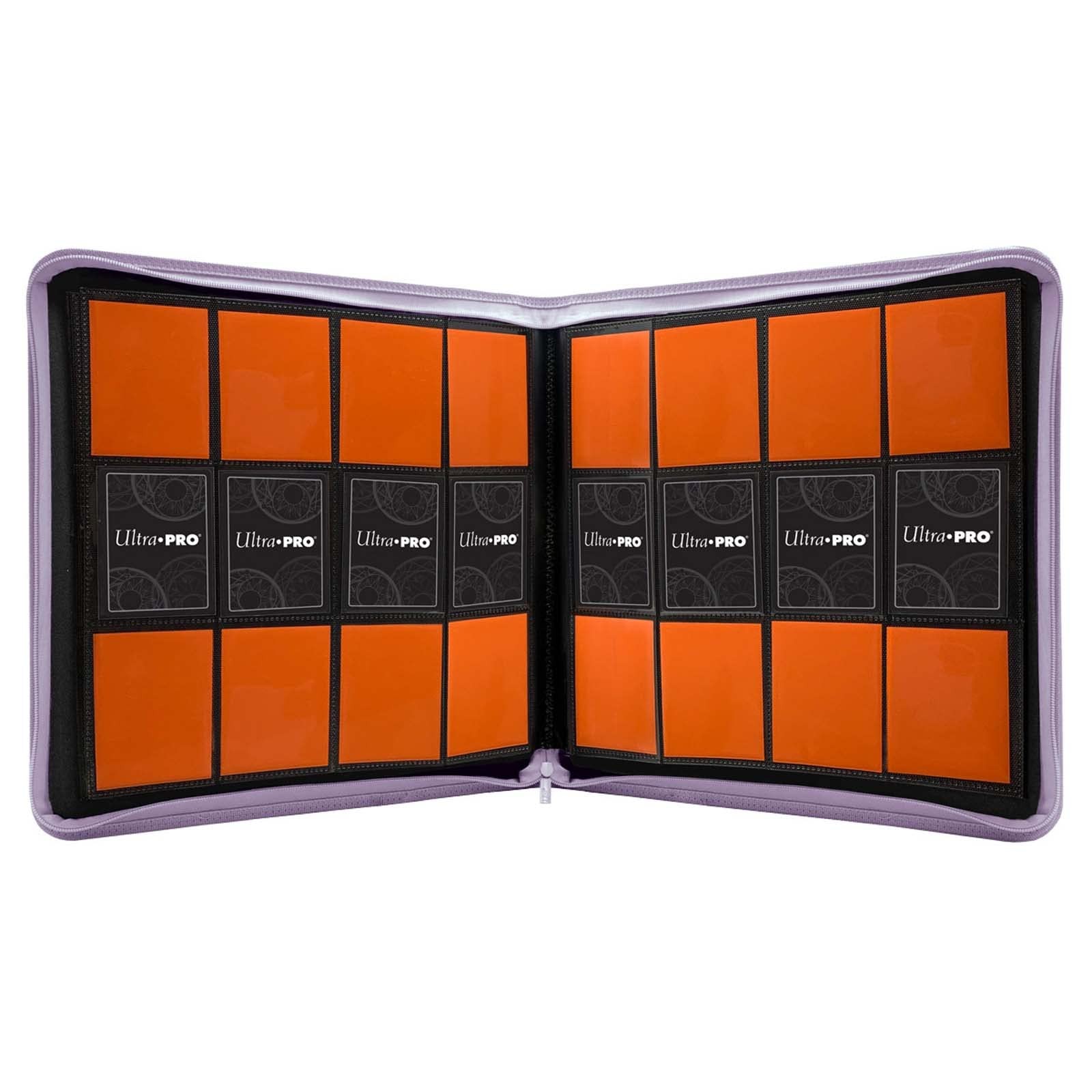 Ultra Pro E-15742 Pro-12 Pocket Zippered Binder-Purple ys/m, Purple