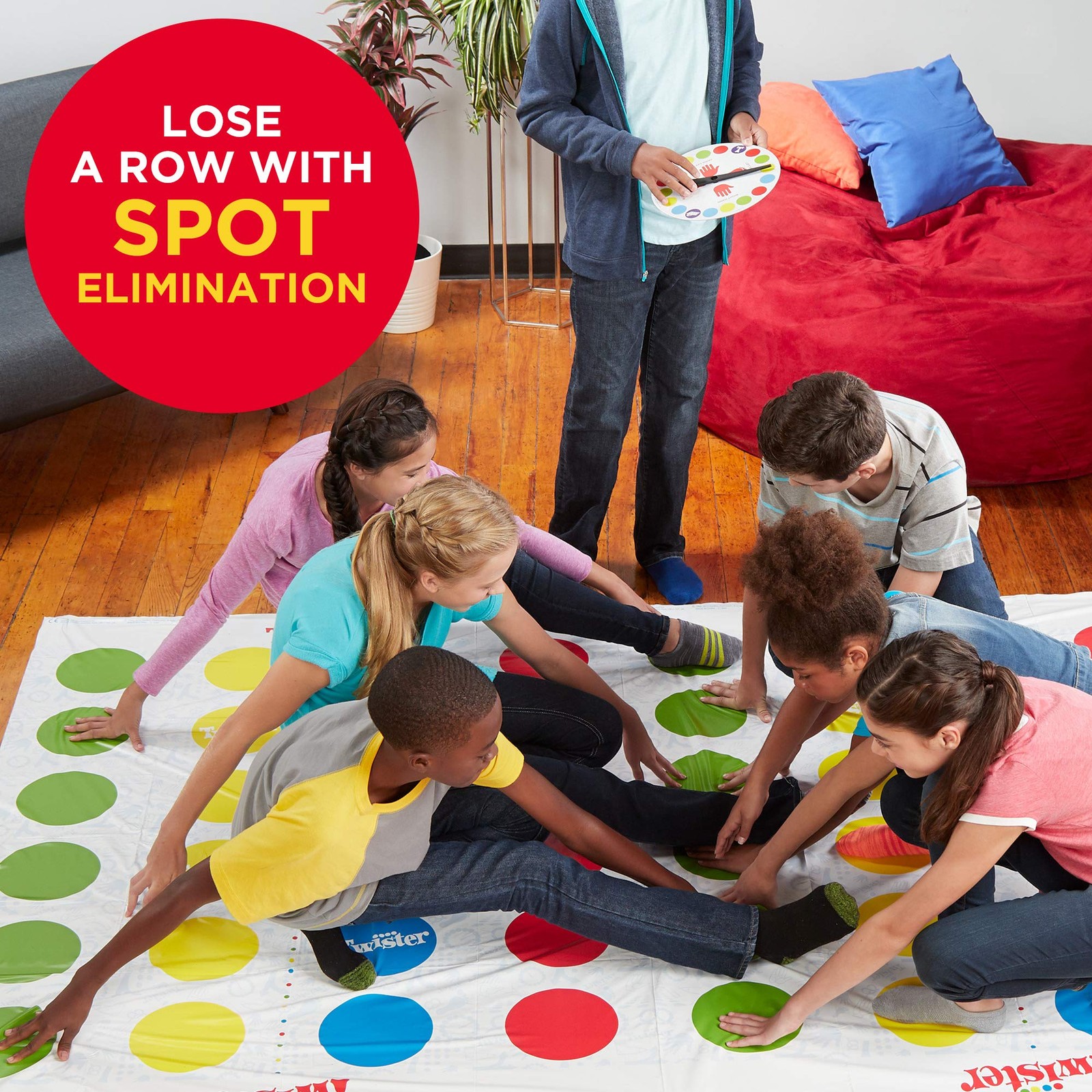 Hasbro Gaming Twister Ultimate: Bigger Mat, More Colored Large, Multicolor
