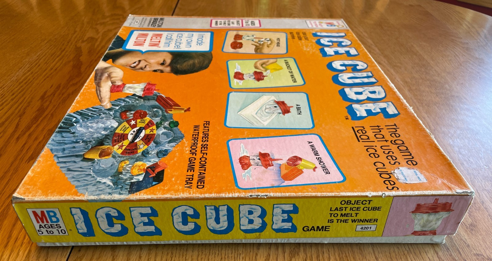 Vintage 1972 ICE CUBE Game w/ Tray by Milton Bradley RARE HTF Complete!