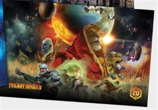 Twilight Imperium Board Game 20th Anniversay 12″x18″ Promotional Poster