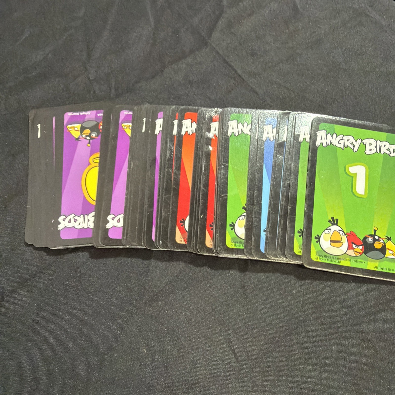 Angry Birds Knock On Wood Game Mattel – Missing Box, Red Bird, & Instructions
