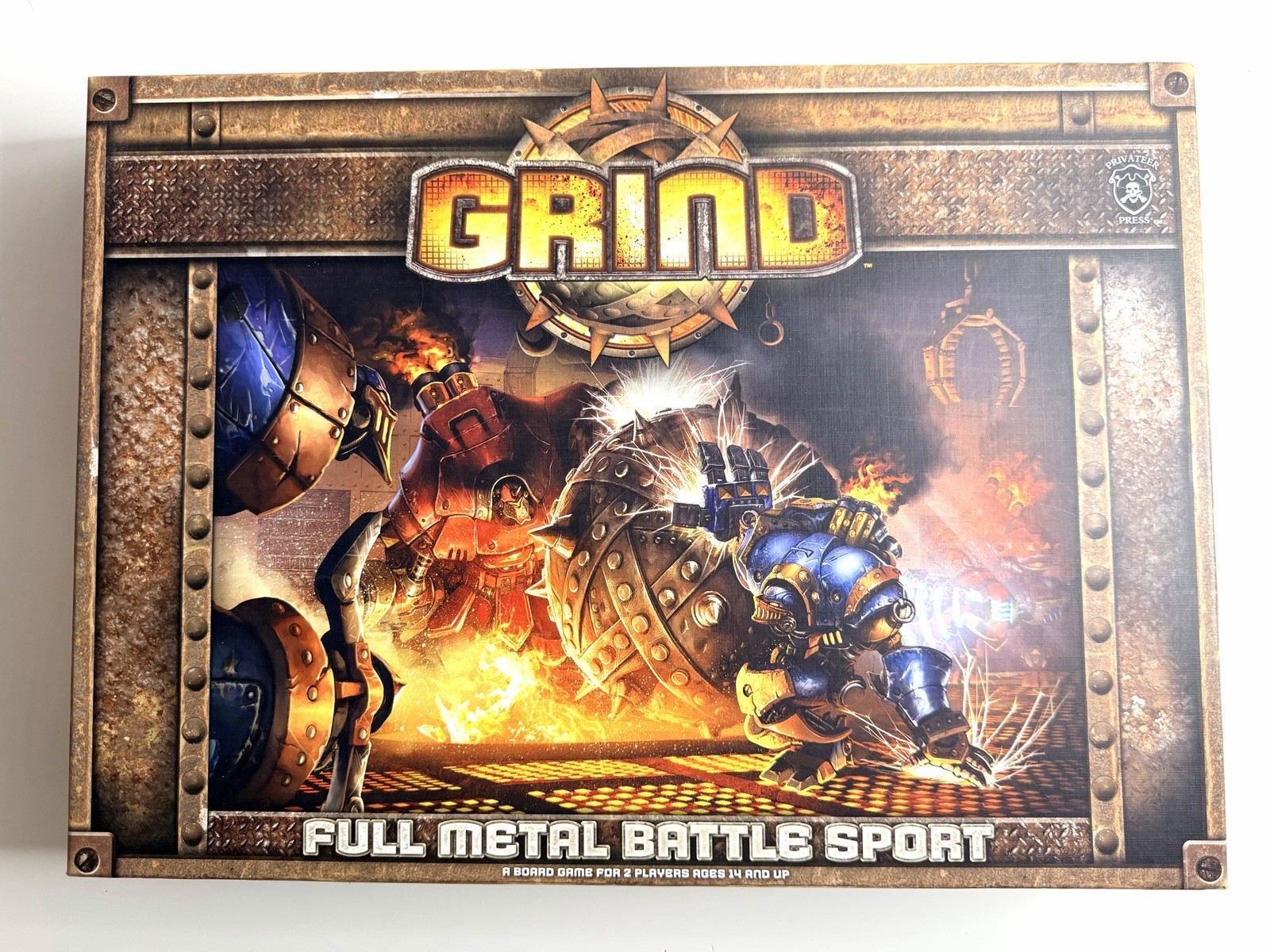 Grind Full Metal Battle Sport Board Game Privateer Press 09 COMPLETE War Machine
