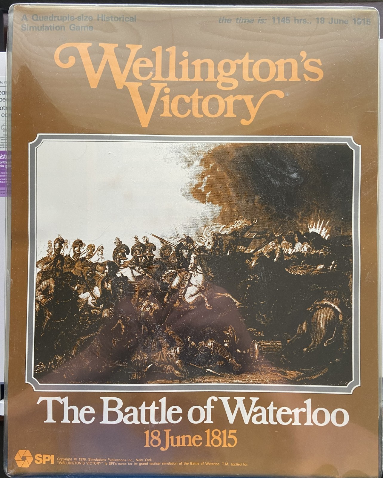 Simulation Publications Wellington’s Victory: The Battle of Waterloo!