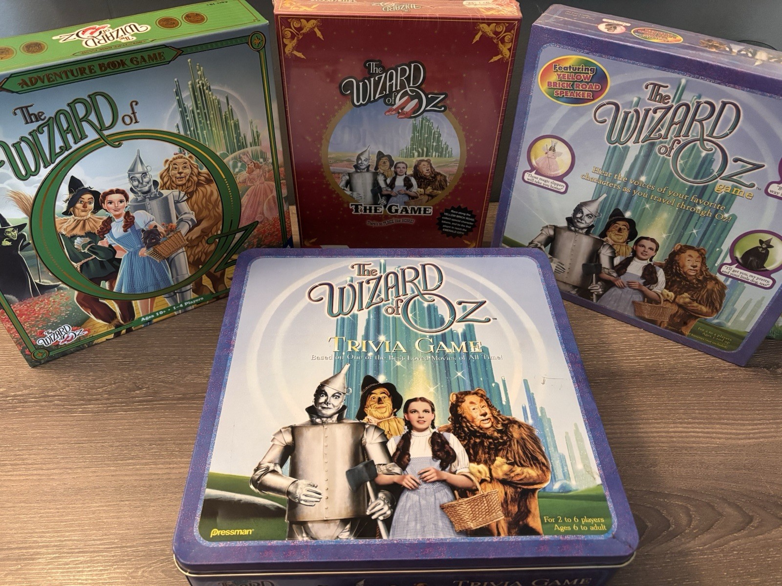 Wizard Of Oz Board Games Miscellaneous Lot Of 4