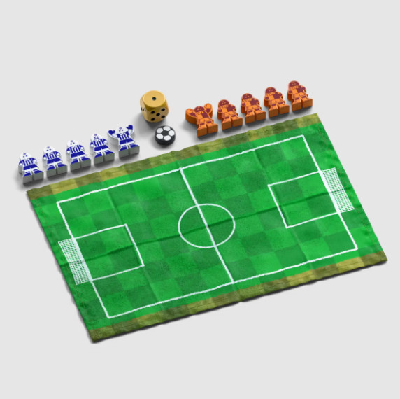 Golden Goal Board Game Allplay DL25082EN Soccer Small Pocket Tiny 2 Player Fast