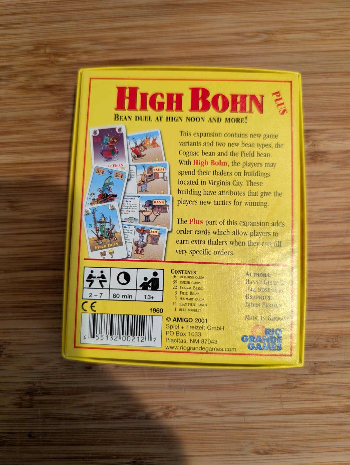 King of the Elves + Space Beans + High Bohn + Bohnaparte – Rio Grande Game Lot