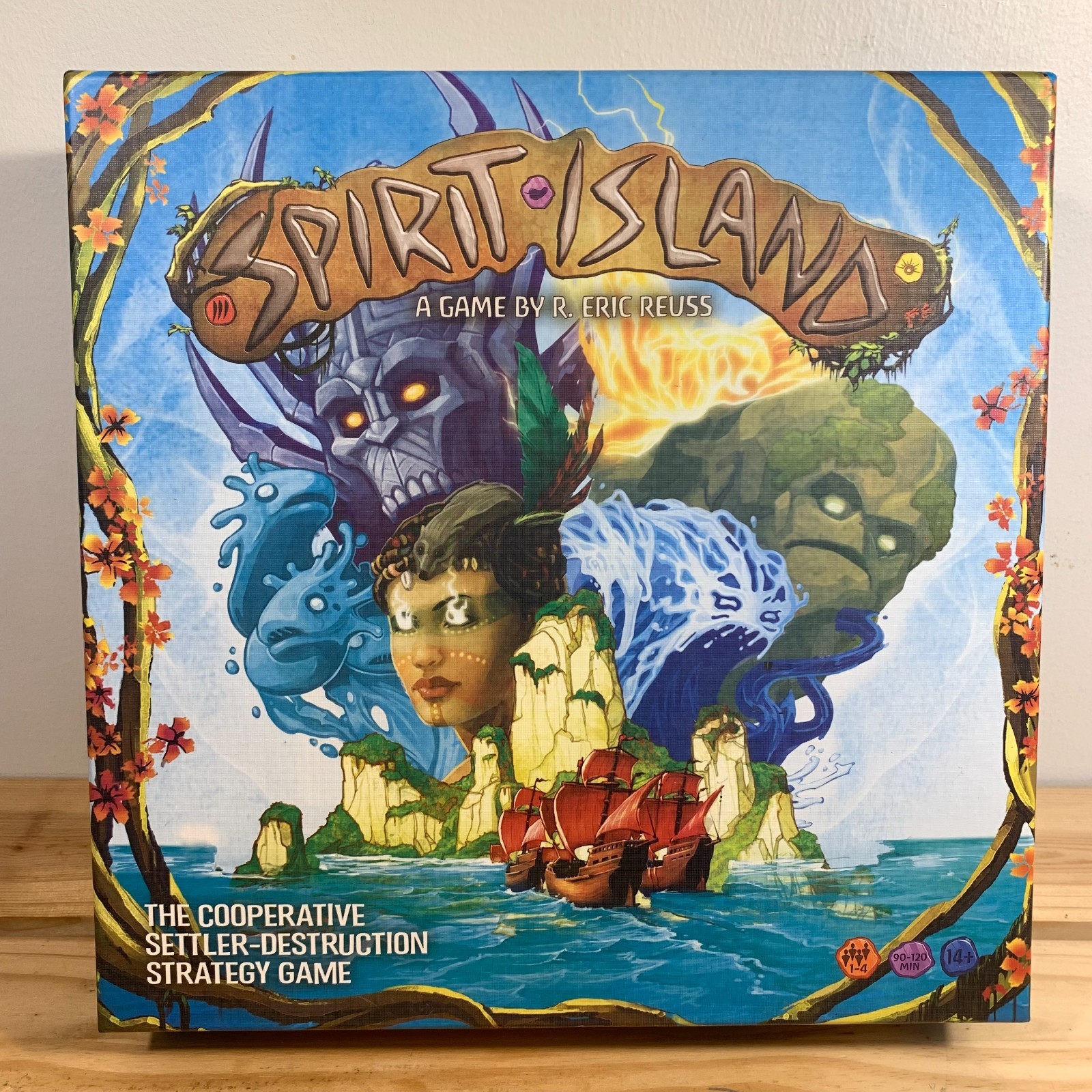 Spirit Island Board Game 100% Complete Cooperative Strategy Greater Than Games