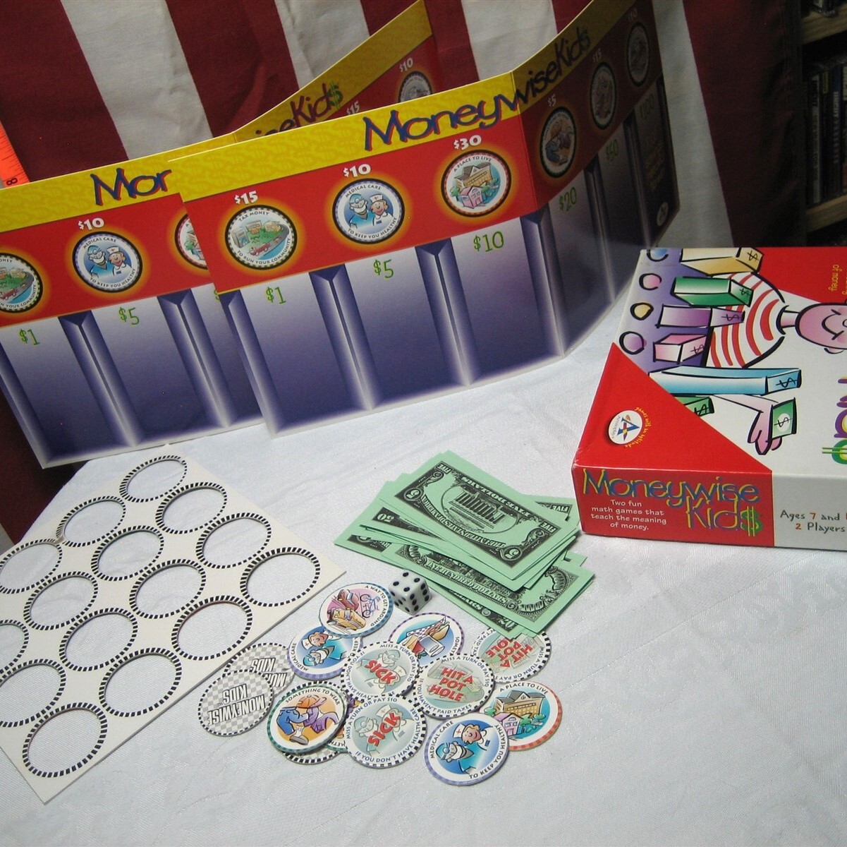 MONEYWISE KIDS math board games 2000 kids money & budgeting educational