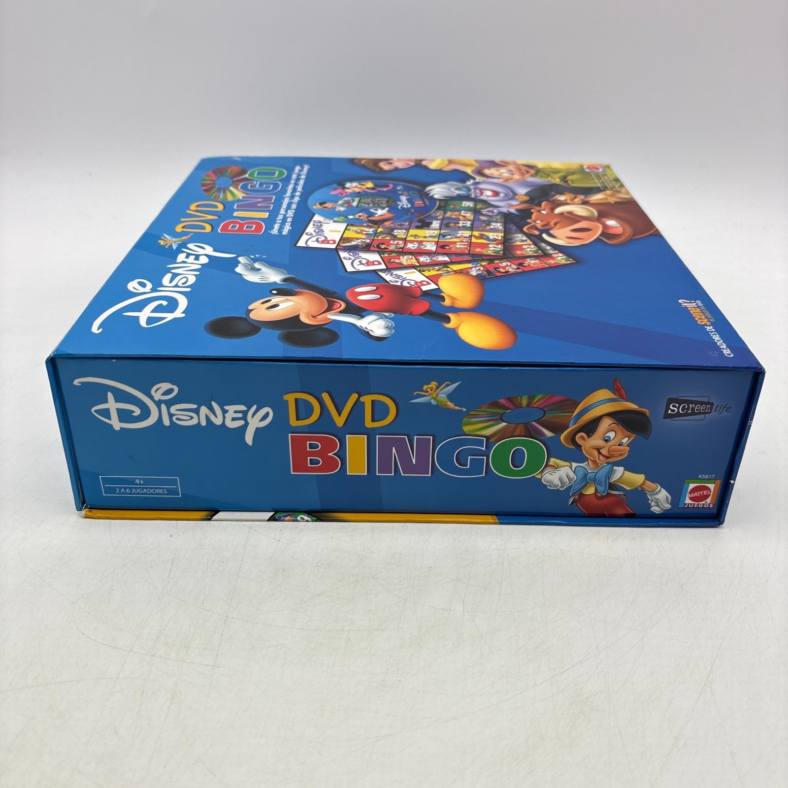 Disney DVD Bingo Game SPANISH Edition COMPLETE ScreenLife 2005 Mickey Mouse