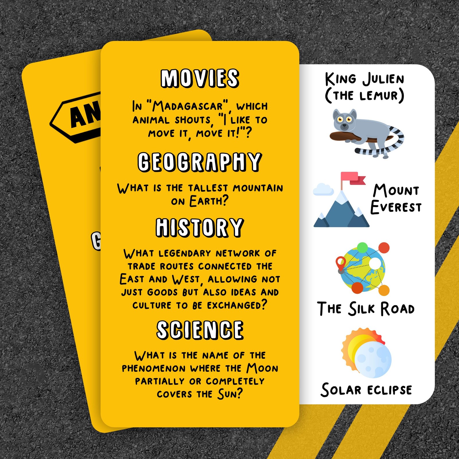 Road Trip Trivia – Road Trip Games for Kids Travel Essentials Car Activities …