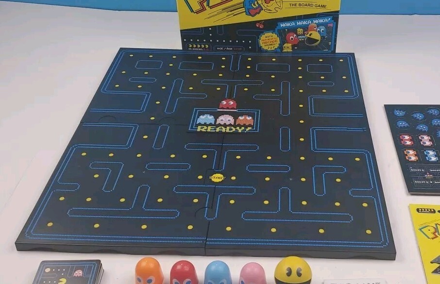 Pac-Man The Board Game ~ Classic Retro Arcade Table Top Game Complete Waka, Waka