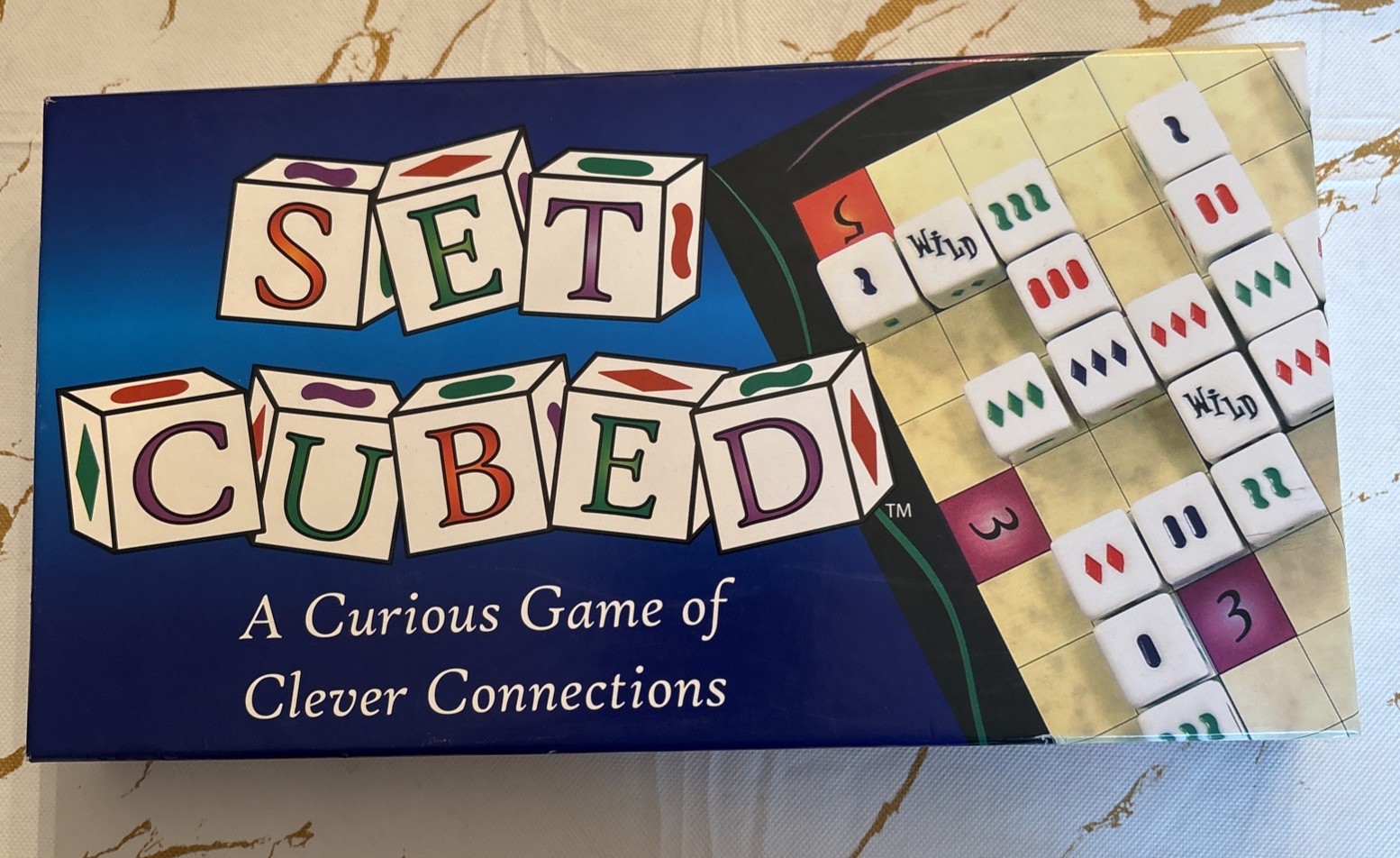 SET Cubed Abstract Strategy Dice Game SET Enterprises 2007 100% Complete