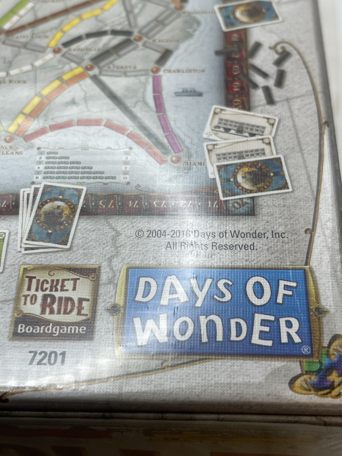 Ticket To Ride 2004 Alan R Moon Days of Wonder German Board Game NEW SEALED BOX