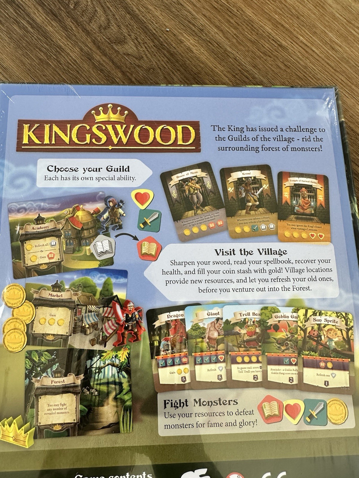 Kingswood Board Game Kickstarter Royal Edition 25th Century Games Fantasy NEW