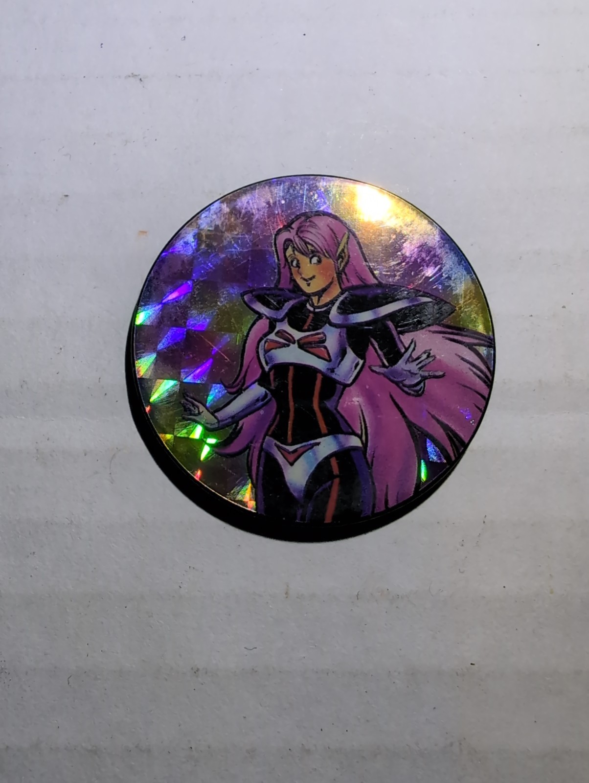 Pog Slammer Beautiful Female Alien Character Metal
