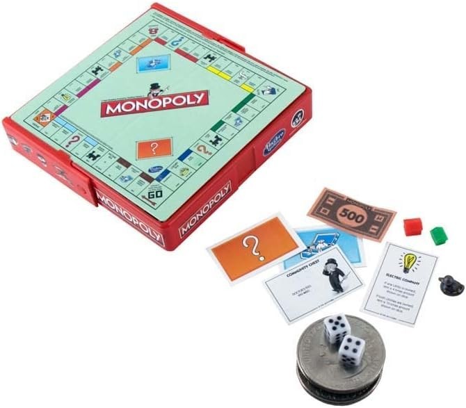 Travel-Friendly Monopoly Set for 2 Players – Complete with All Game Components